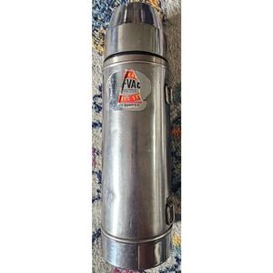 READ Vintage UNO-VAC Thermos Stainless Steel 1970's Vacuum Bottle 1 QT READ READ
